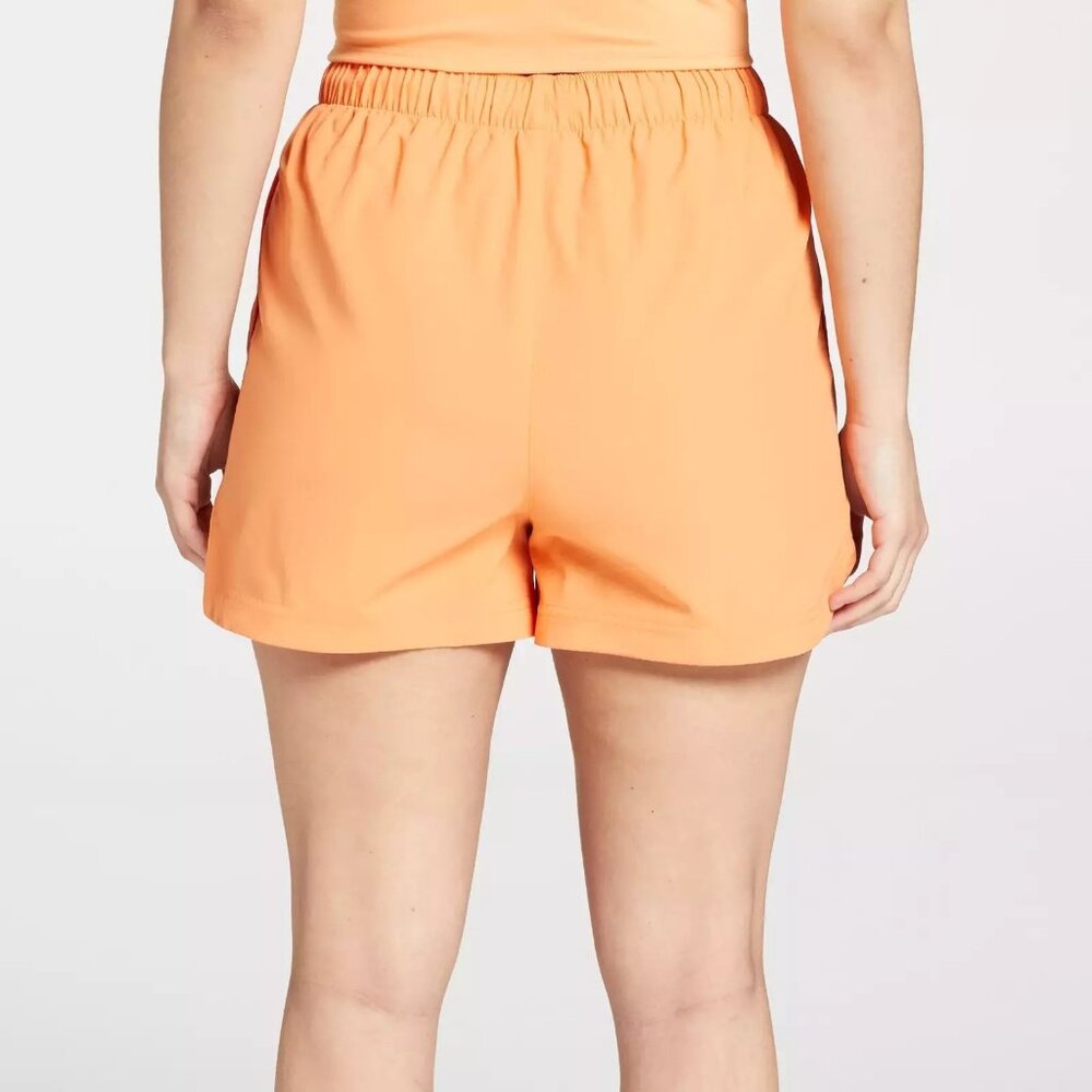 DSG Womens High-Rise Woven Shorts 3" Inseam Orange Size S - Picture 3 of 7